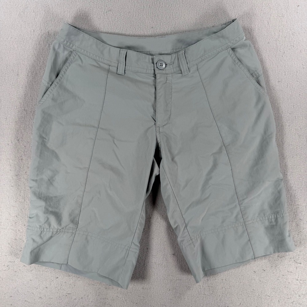 Patagonia Womens Gray Hiking Outdoor Shorts Size 2 Nylon Blend Activewear